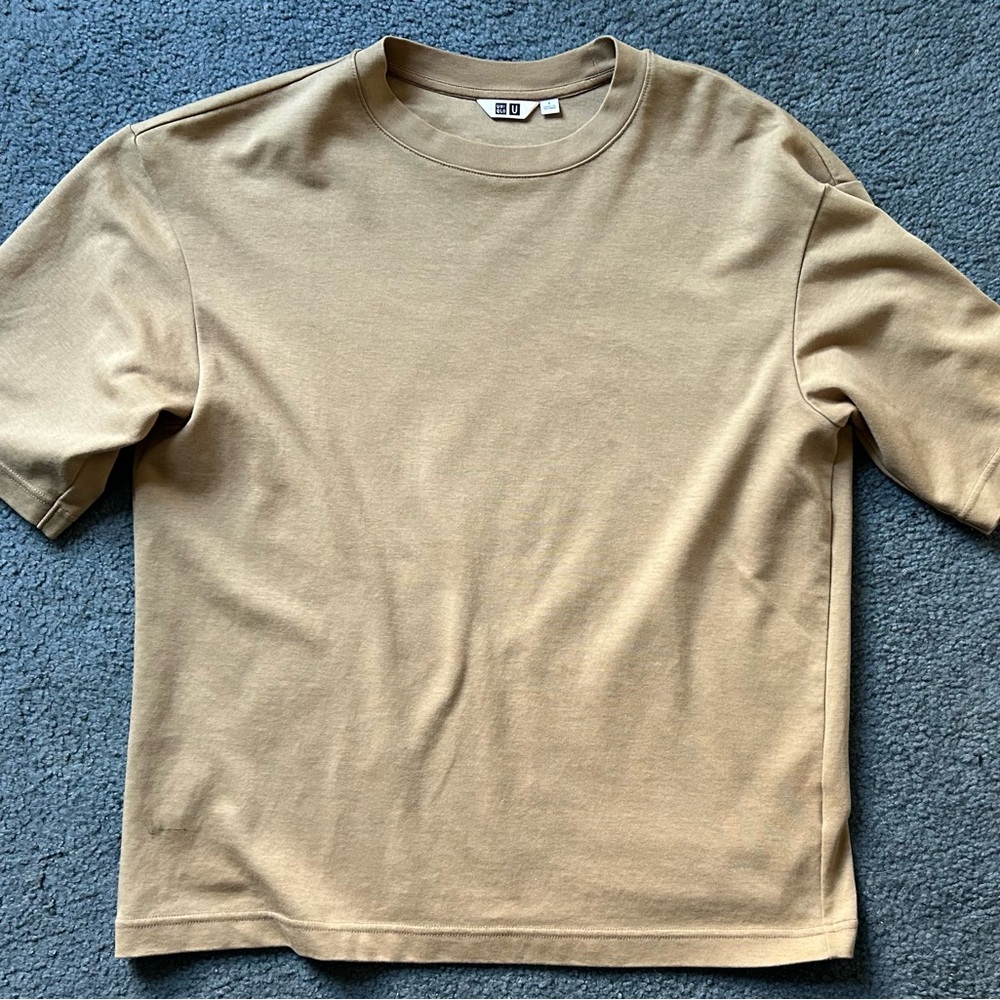 AIRism Cotton Oversized T-Shirt | Half-Sleeve